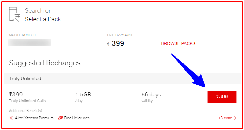 airtel me recharge kaise kare